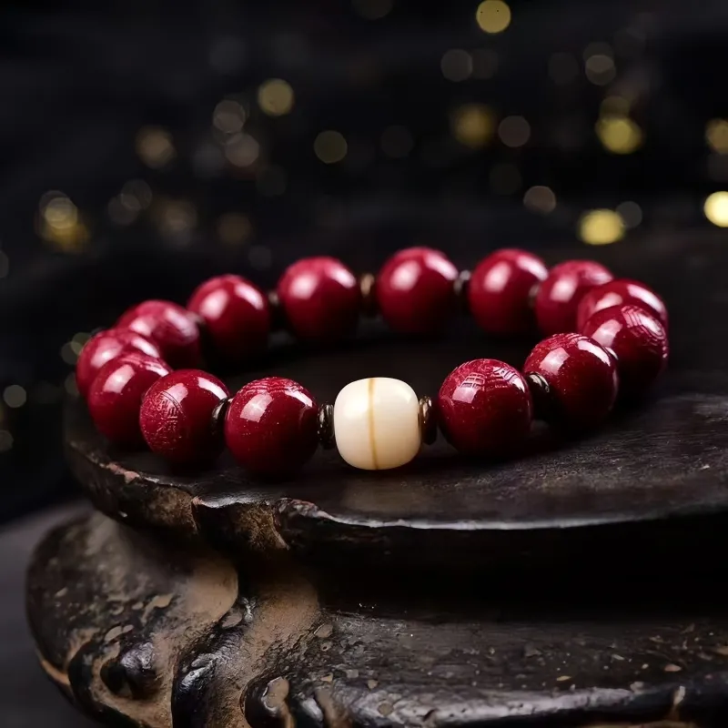 Stone On The Line Cinnabar Bracelets Unisex-4