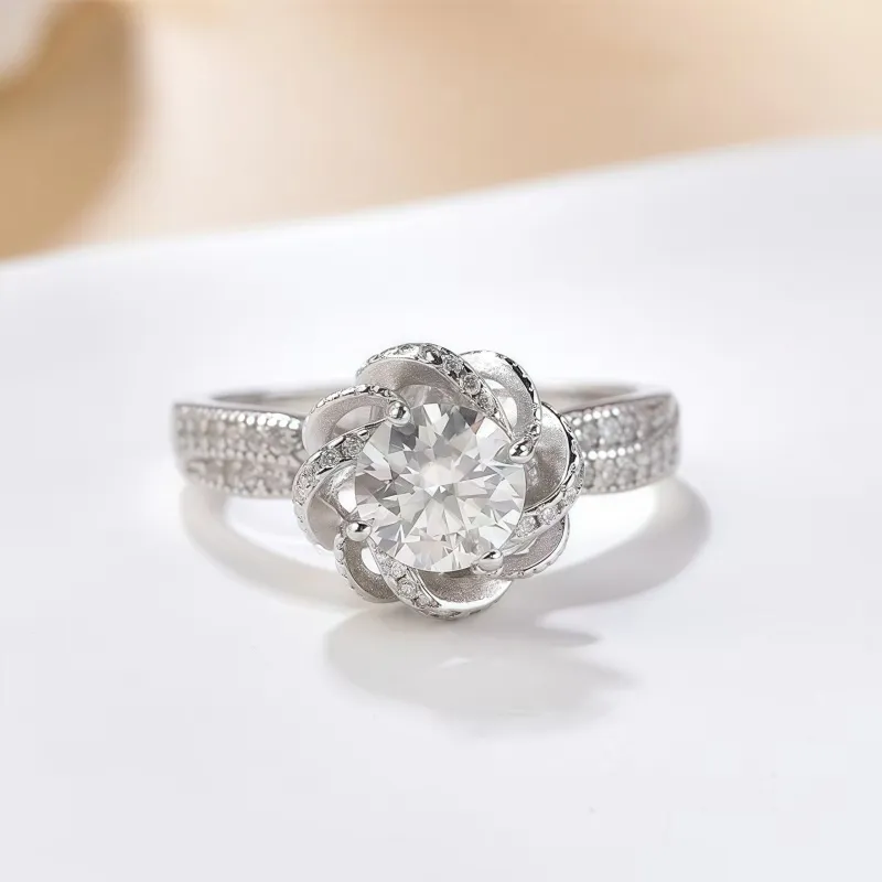 Stone On The Line S925 Silver Rings Women's-4