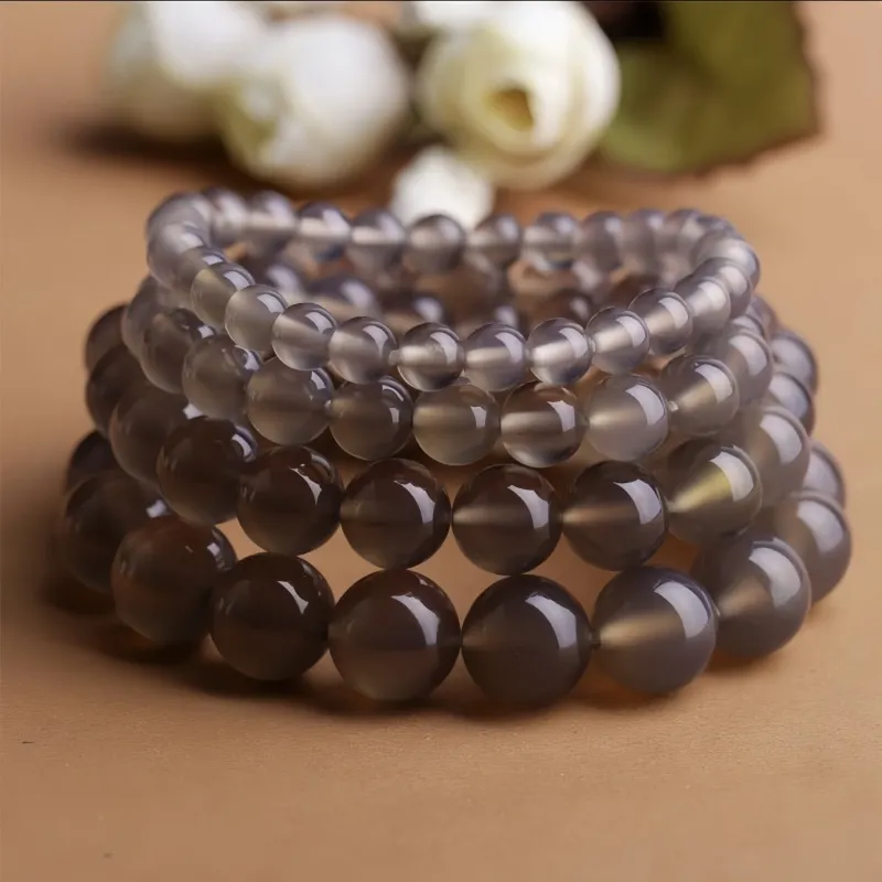 Stone On The Line Agate Bracelets Unisex-5