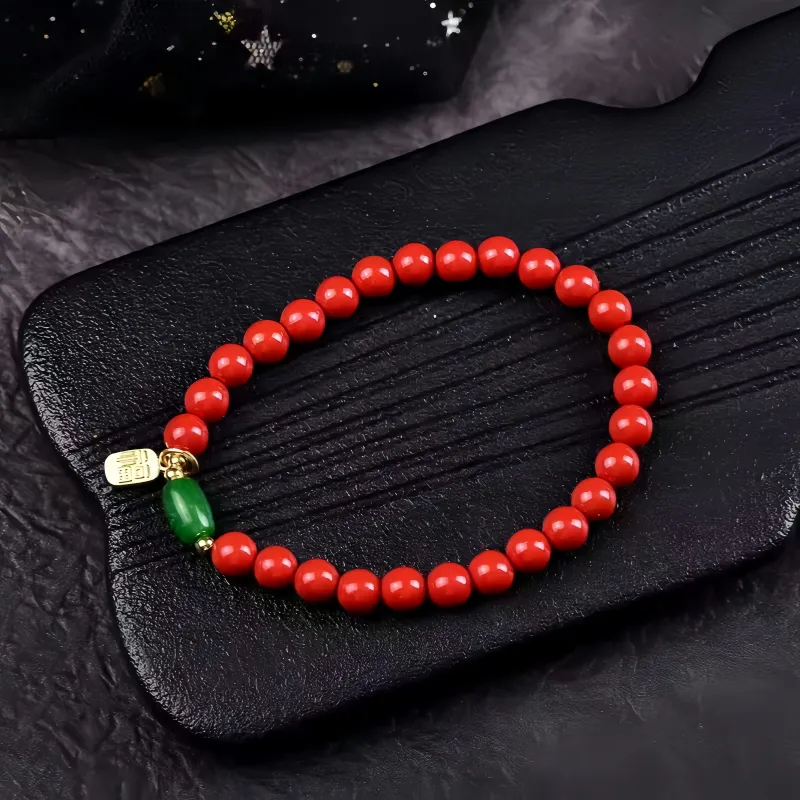 Stone On The Line Cinnabar Bracelets Unisex-1