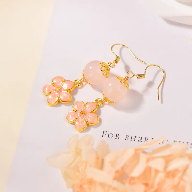 Stone On The Line Alloy Earrings Women's-1
