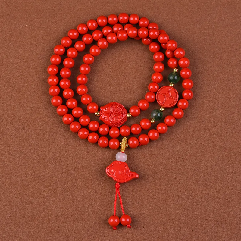 Stone On The Line Cinnabar Bracelets Unisex-1
