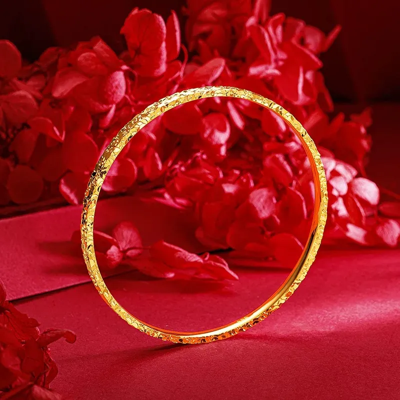 Stone On The Line Alloy Bangles Unisex-3