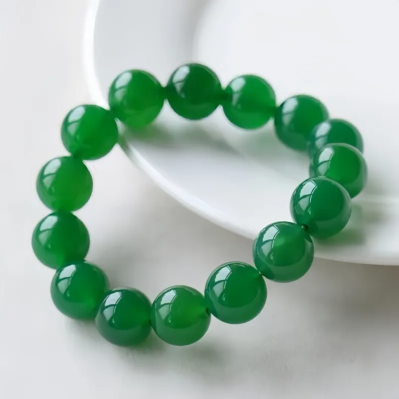Stone On The Line Agate Bracelets Unisex-5