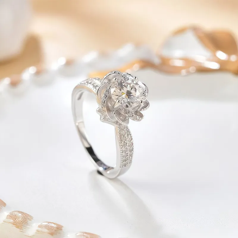 Stone On The Line S925 Silver Rings Women's-1