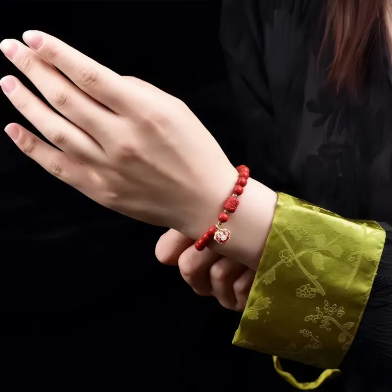 Stone On The Line Cinnabar Bracelets Women's-6