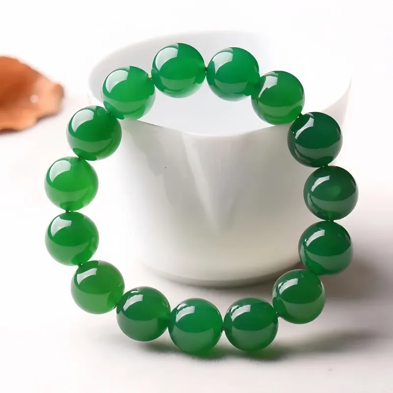 Stone On The Line Agate Bracelets Unisex-7