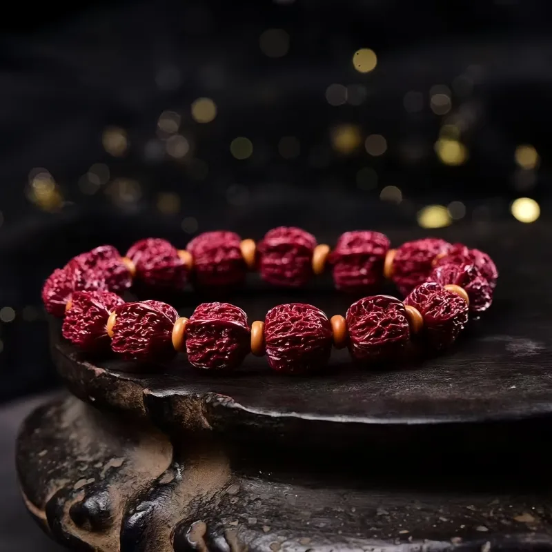 Stone On The Line Cinnabar Bracelets Unisex-4