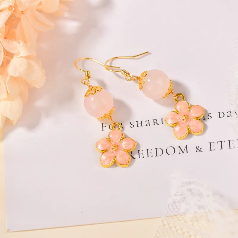 Stone On The Line Alloy Earrings Women's-2