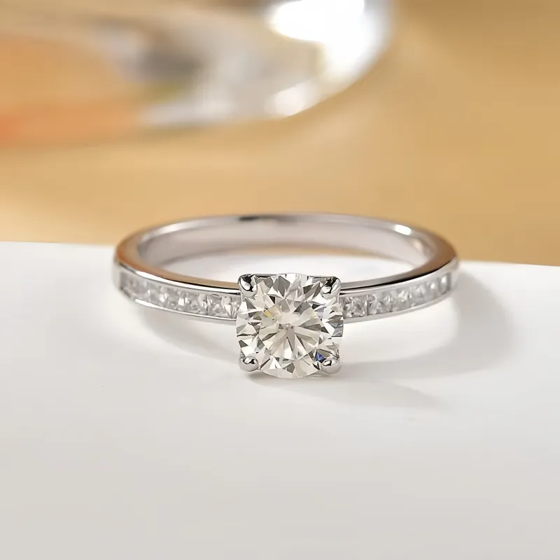 Stone On The Line S925 Silver Rings Women's-2