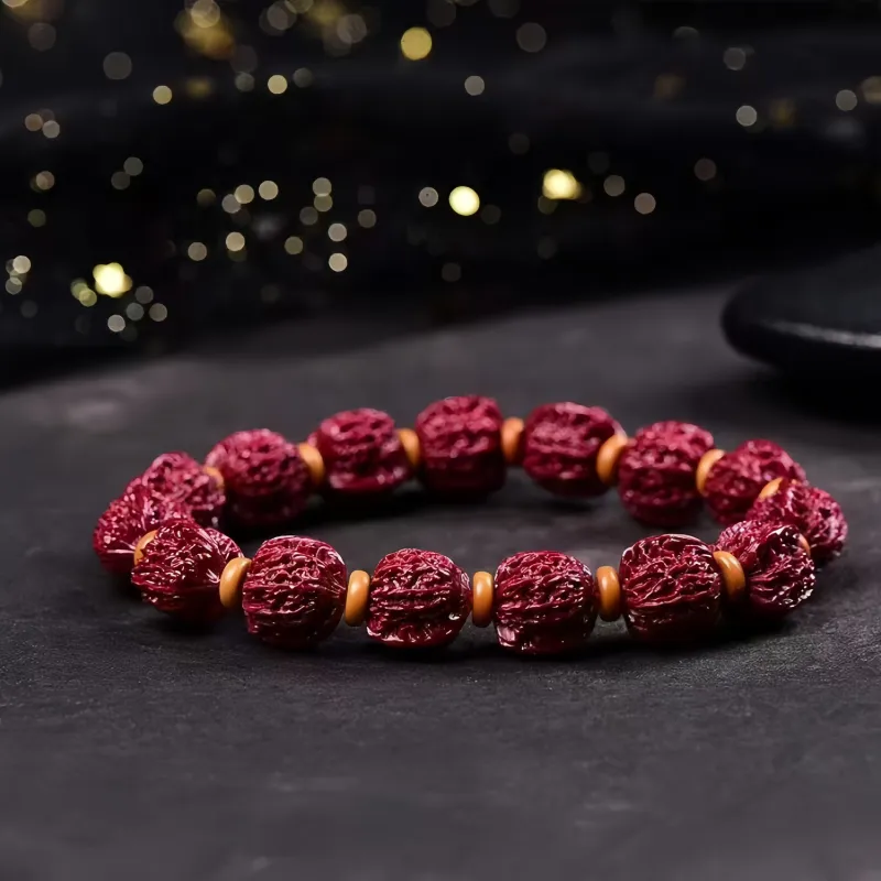 Stone On The Line Cinnabar Bracelets Unisex-5