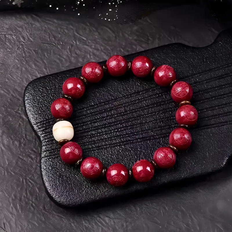 Stone On The Line Cinnabar Bracelets Unisex-1
