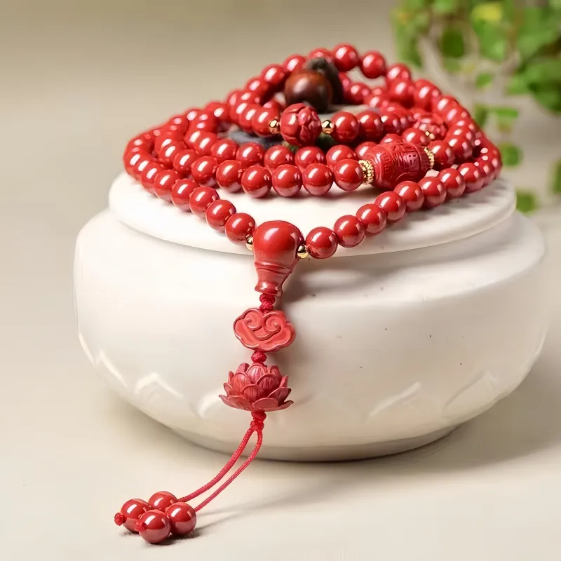 Stone On The Line Cinnabar Bracelets Unisex-3