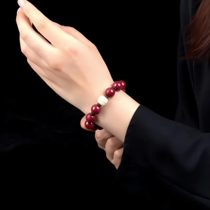 Stone On The Line Cinnabar Bracelets Unisex-6
