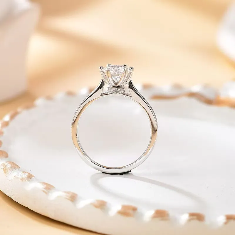 Stone On The Line S925 Silver Rings Women's-2