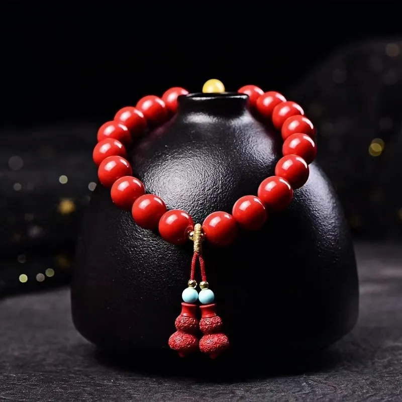 Stone On The Line Cinnabar Bracelets Unisex-3