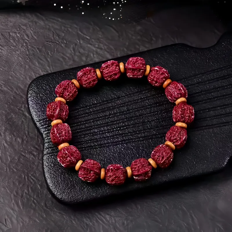 Stone On The Line Cinnabar Bracelets Unisex-1