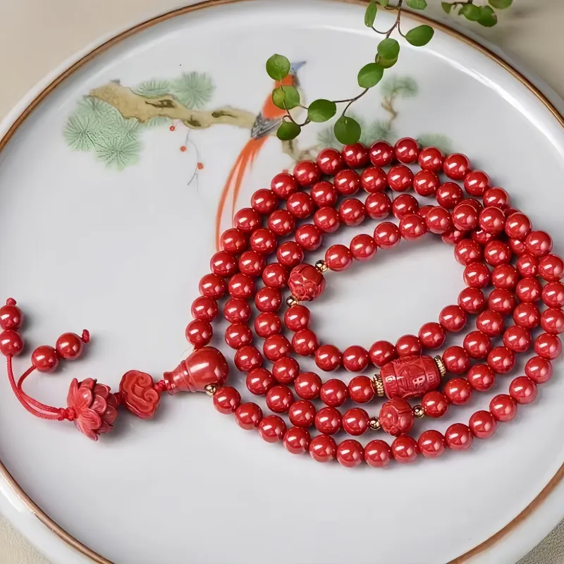 Stone On The Line Cinnabar Bracelets Unisex-1