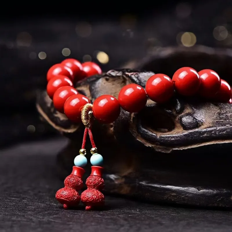 Stone On The Line Cinnabar Bracelets Unisex-2