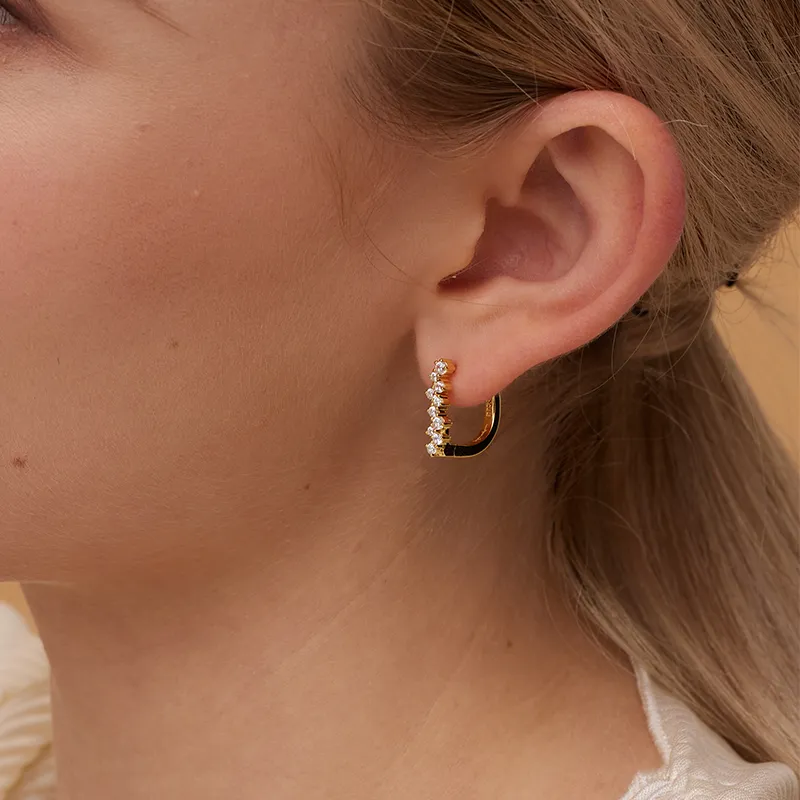 NEVERFAR S925 Silver Earrings Unisex-2
