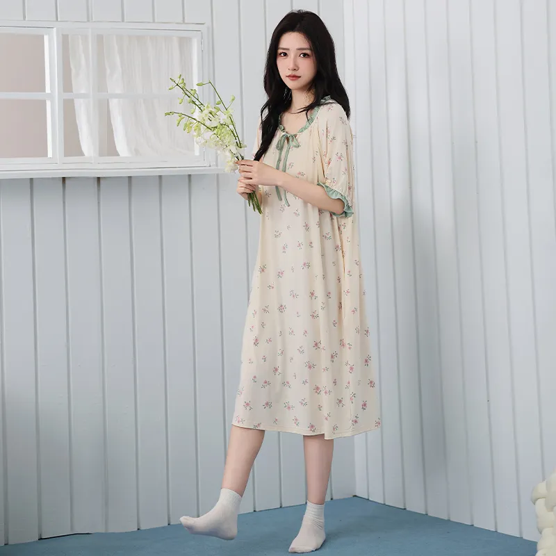 ANVINAL Nightgown Women's Gift Box Set Apricot-2