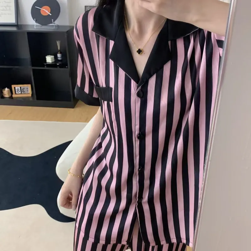 ANVINAL Pajama Gift Box Women's Pink Black-3