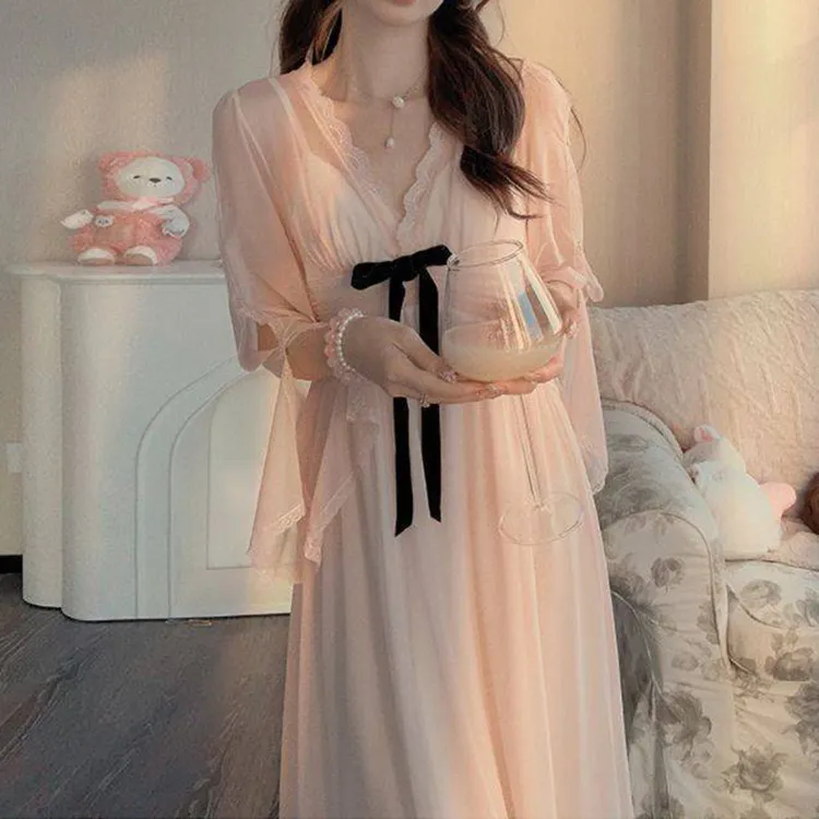 ANVINAL Nightgown Women's Gift Box Set Cameo Brown-3
