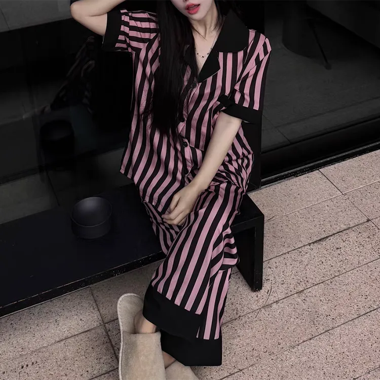 ANVINAL Pajama Gift Box Women's Pink Black-5