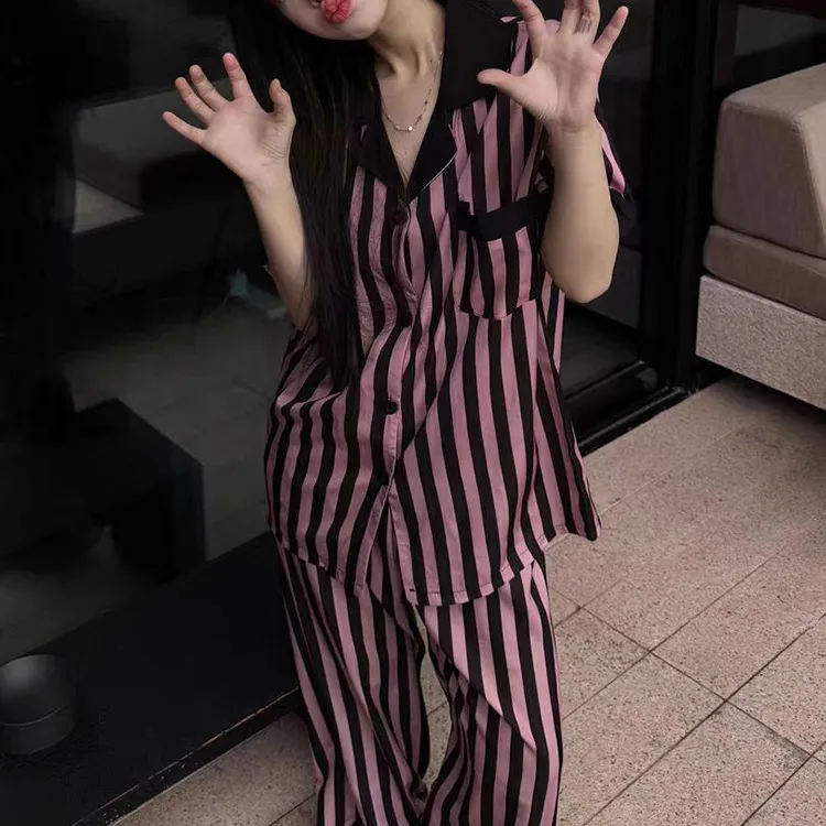 ANVINAL Pajama Gift Box Women's Pink Black-6