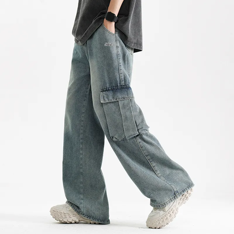 FORIDER Jeans Unisex Blue-4