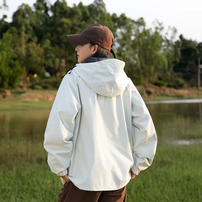 FORIDER Water Resistant Windproof UV Protection Windbreaker Jacket Unisex-7