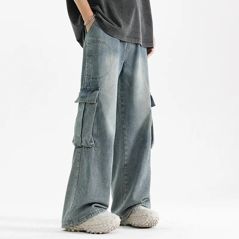 FORIDER Jeans Unisex Blue-5