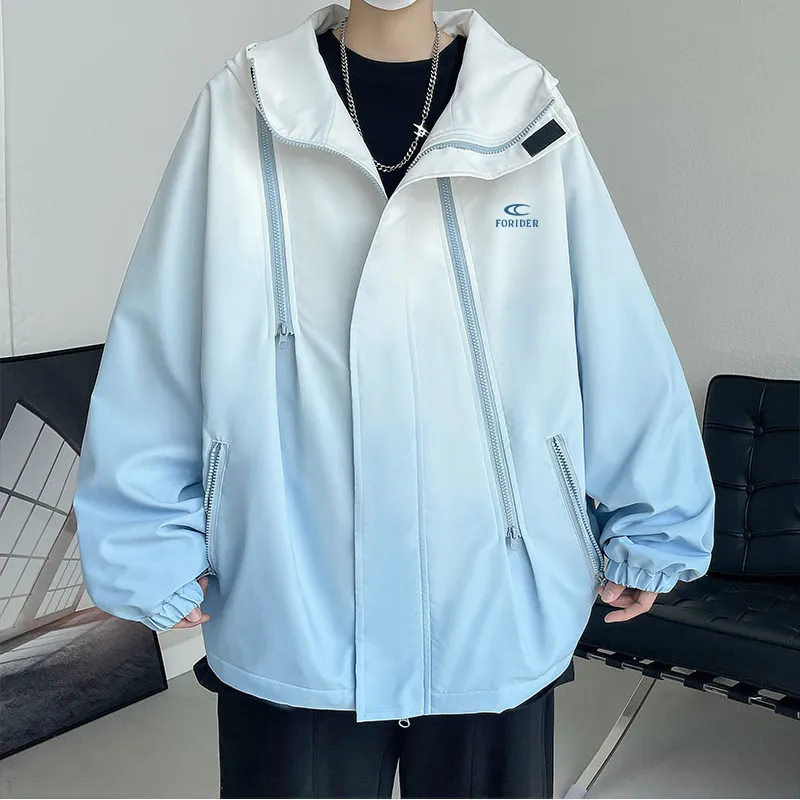 FORIDER Water Resistant Windproof UV Protection Windbreaker Jacket Unisex-11