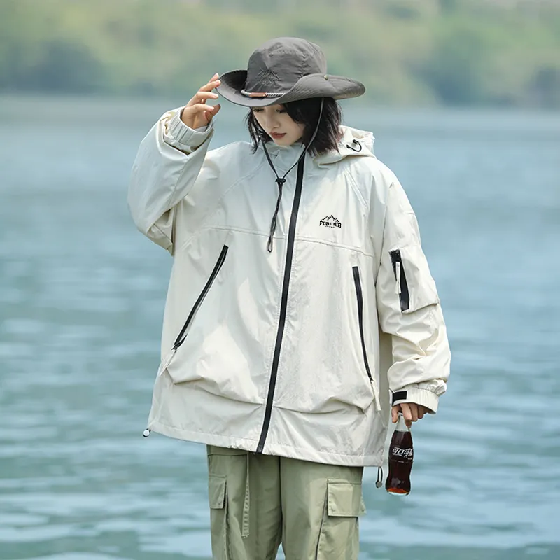 FORIDER Waterproof And Windproof Windbreaker Jacket Unisex-8