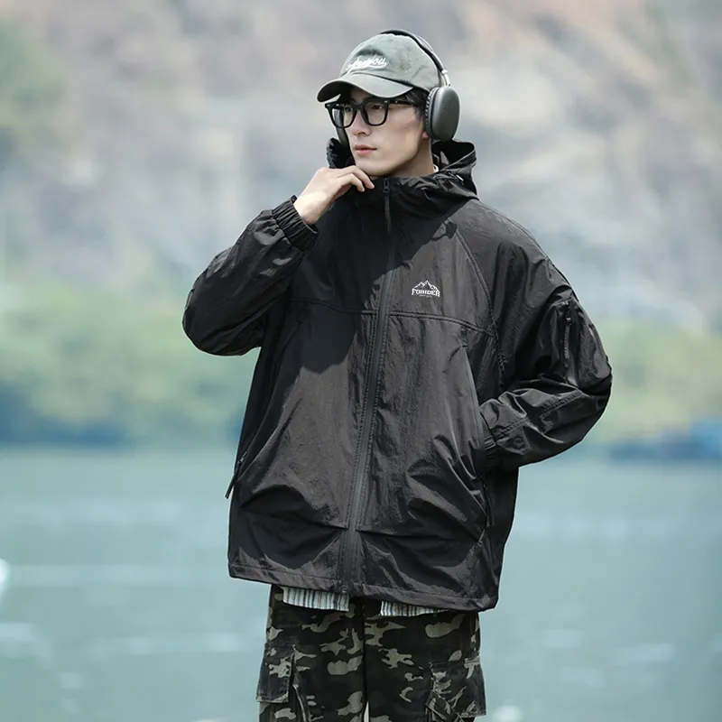 FORIDER Waterproof And Windproof Windbreaker Jacket Unisex-2
