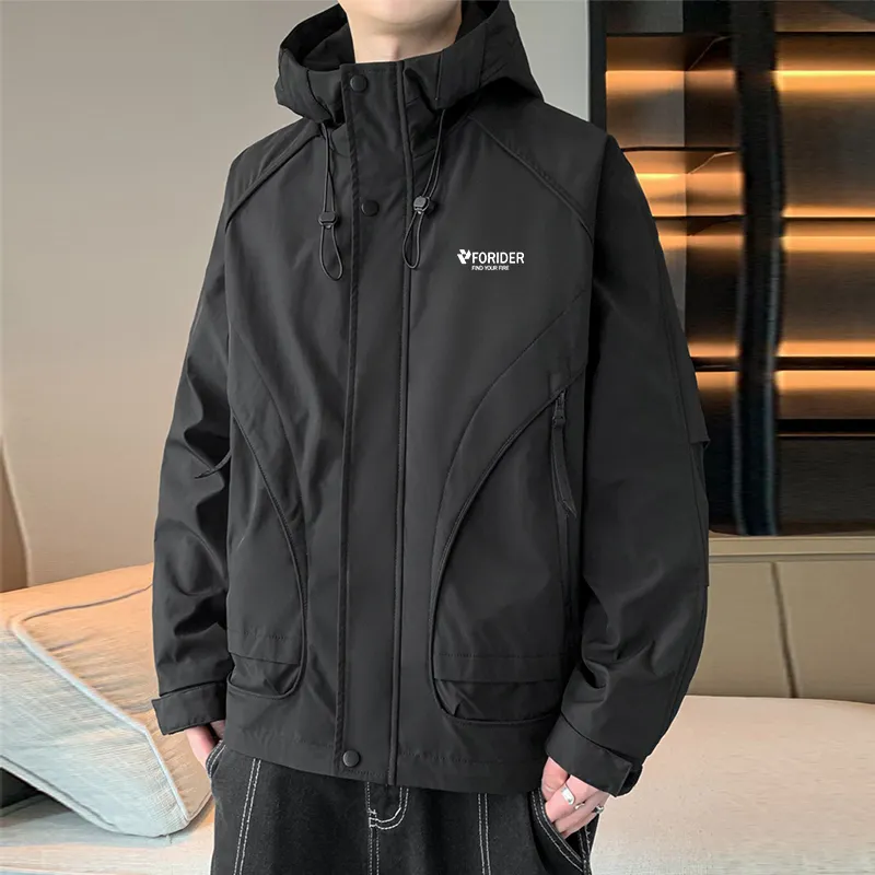 FORIDER Waterproof And Windproof Windbreaker Jacket Unisex-2
