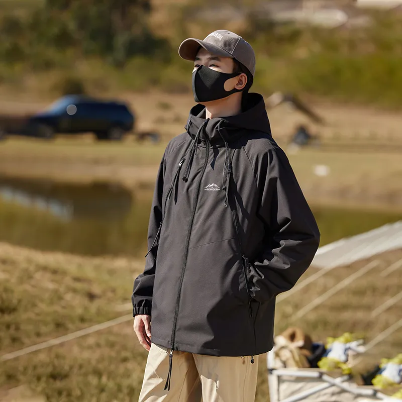FORIDER Waterproof And Windproof Windbreaker Jacket Unisex-2