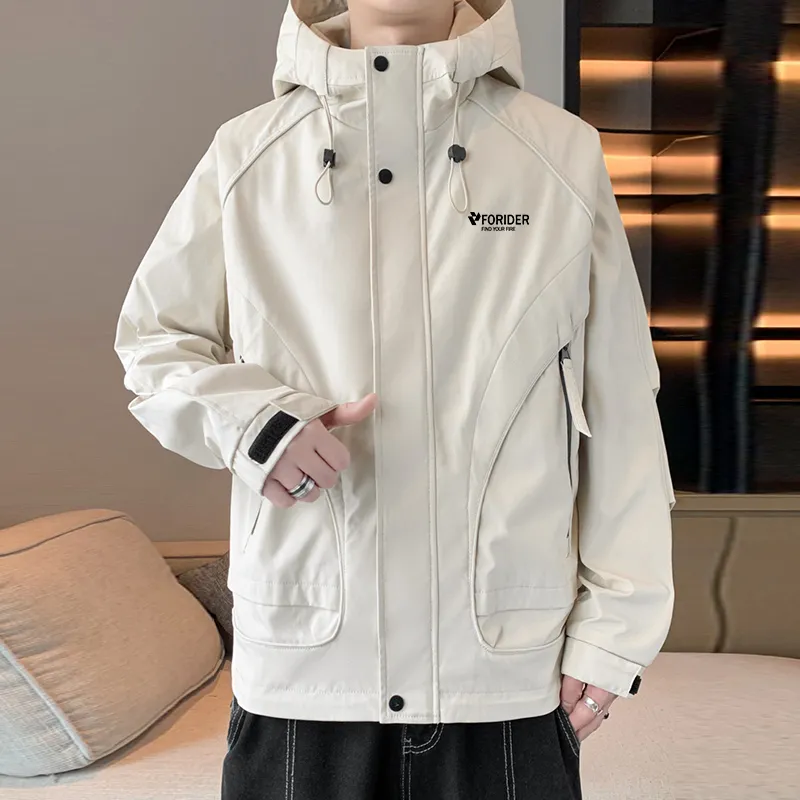 FORIDER Waterproof And Windproof Windbreaker Jacket Unisex-5