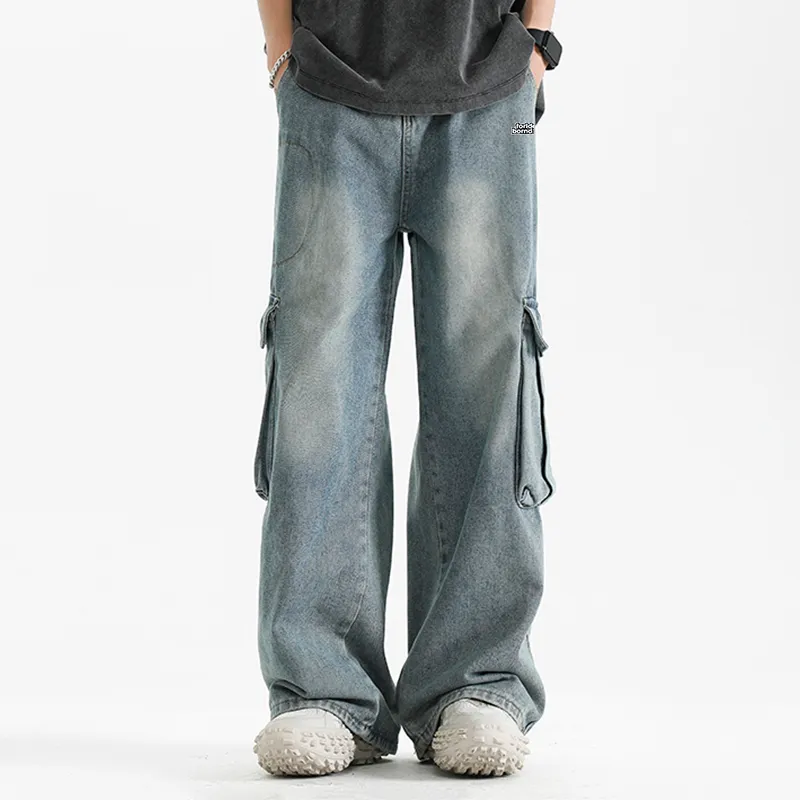 FORIDER Jeans Unisex Blue-3