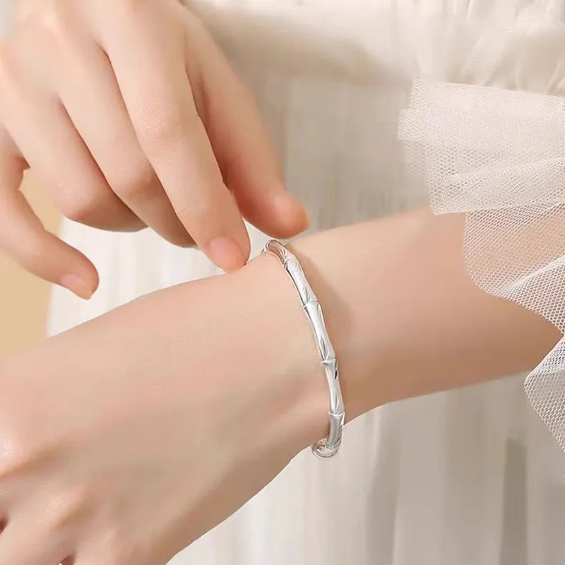 XIFULI 999 Fine Silver Bangles Women's-3