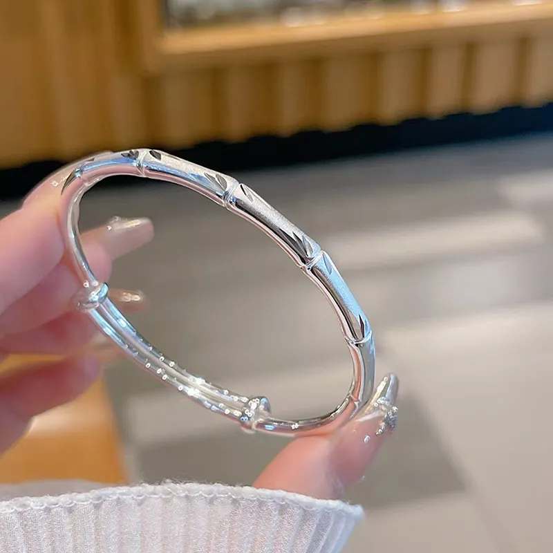 XIFULI 999 Fine Silver Bangles Women's-2