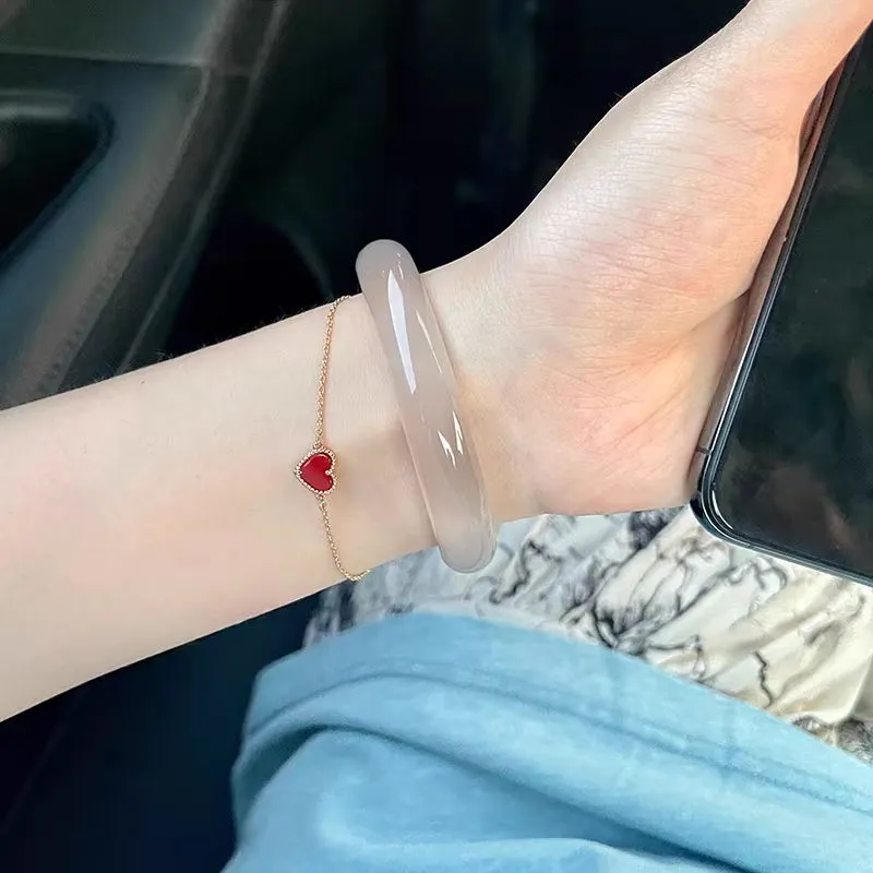XIFULI Chalcedony Bangles Women's-8
