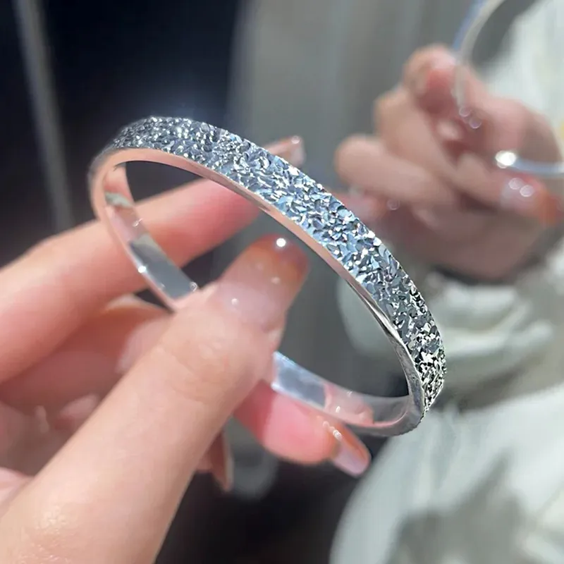 XIFULI 999 Fine Silver Bangles Women's-6