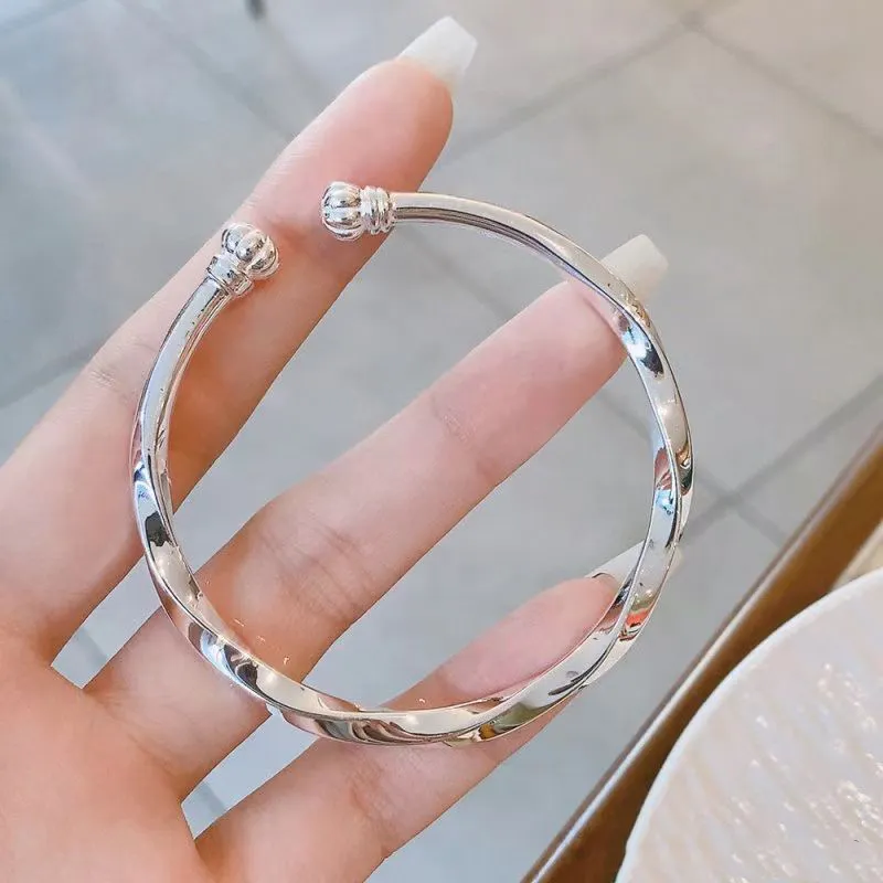 XIFULI 999 Fine Silver Bangles Unisex-3