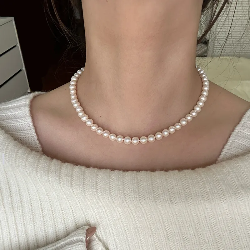 XIFULI Pearl Necklaces Women's-9