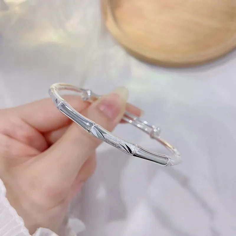 XIFULI 999 Fine Silver Bangles Women's-3