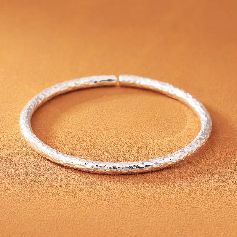 XIFULI 999 Fine Silver Bangles Unisex-6