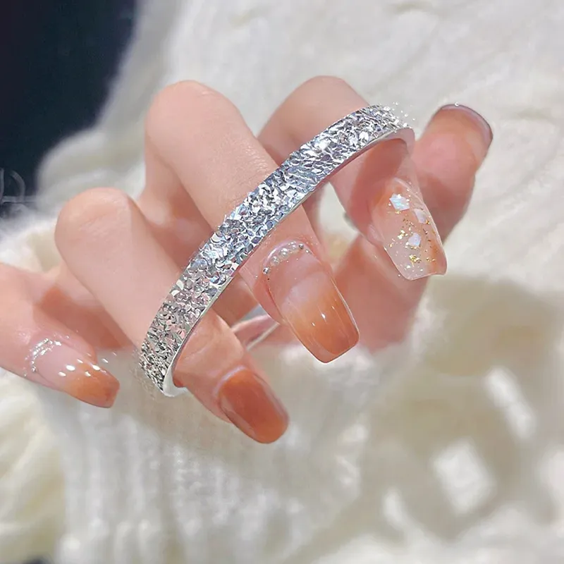 XIFULI 999 Fine Silver Bangles Women's-2