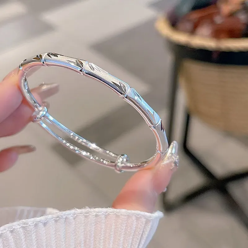 XIFULI 999 Fine Silver Bangles Women's-1