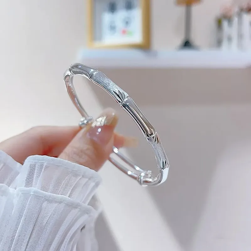 XIFULI 999 Fine Silver Bangles Women's-2